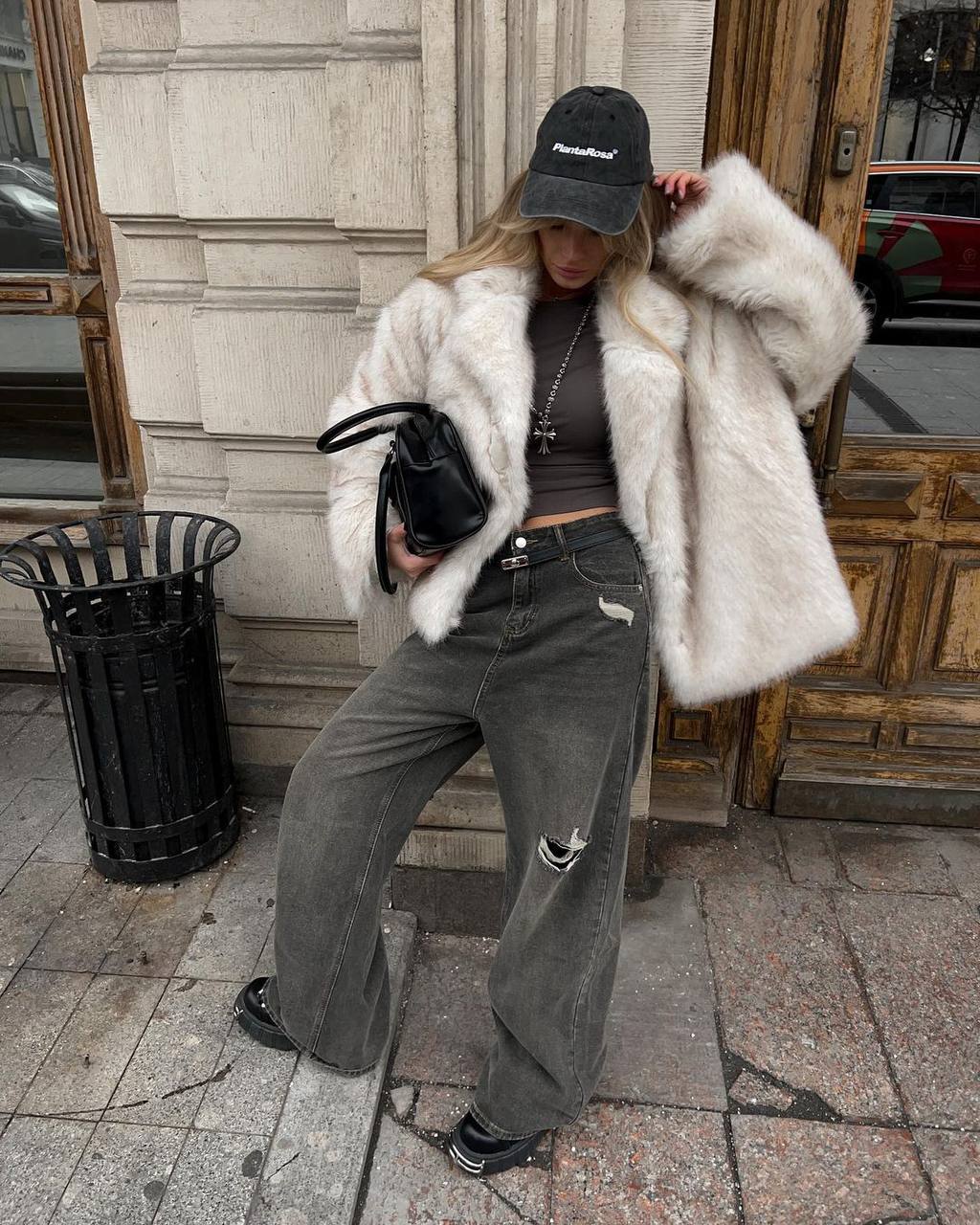 Furry coat "Mid"