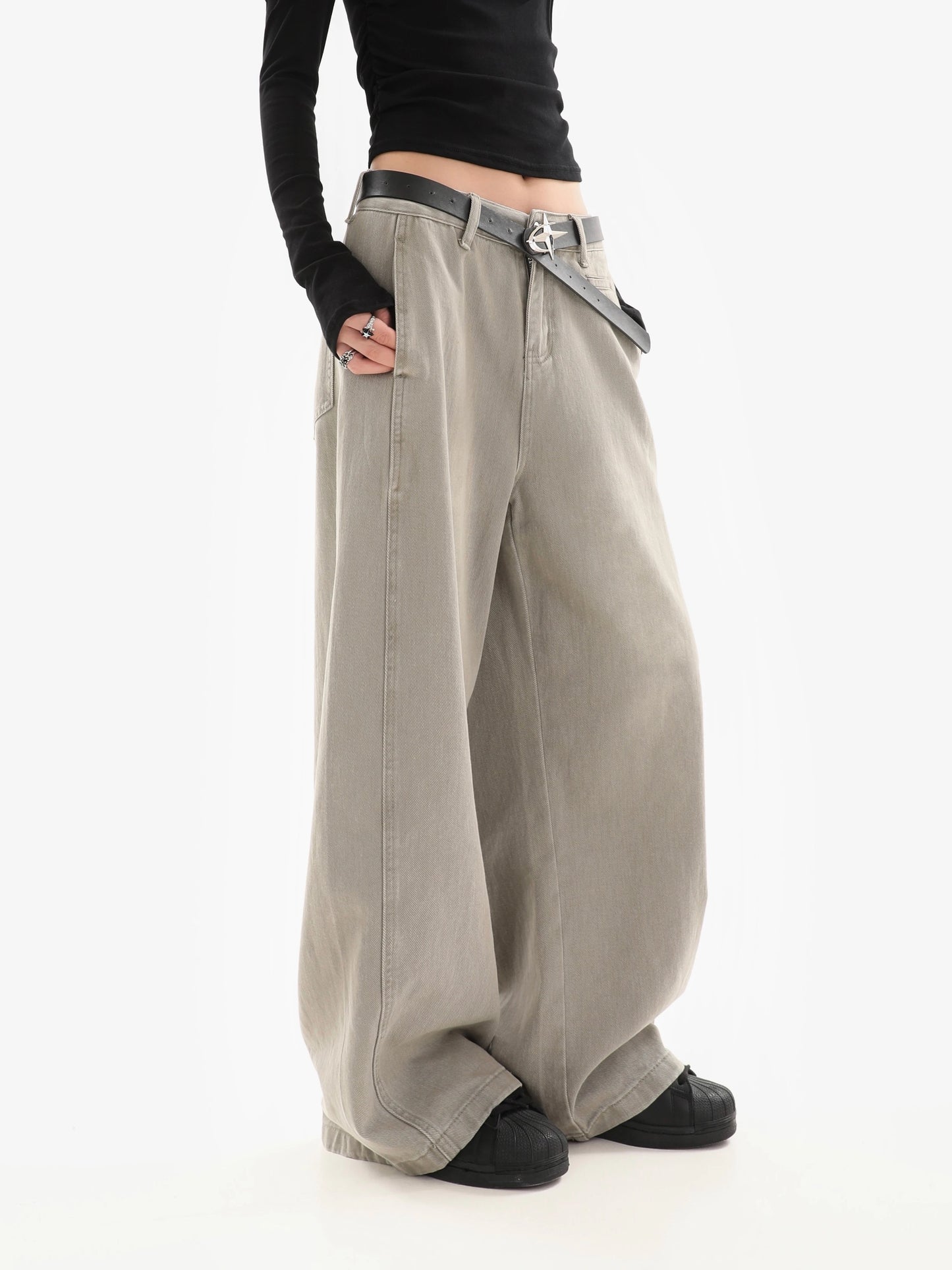 OXAEMIA Basic Grey Pants