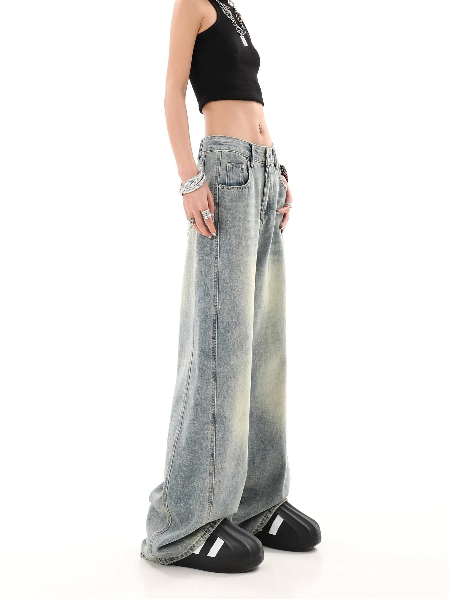 OXAEMIA Basic oversize jeans