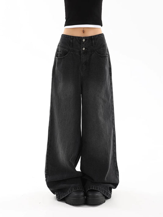 OXAEMIA Basic Black Jeans